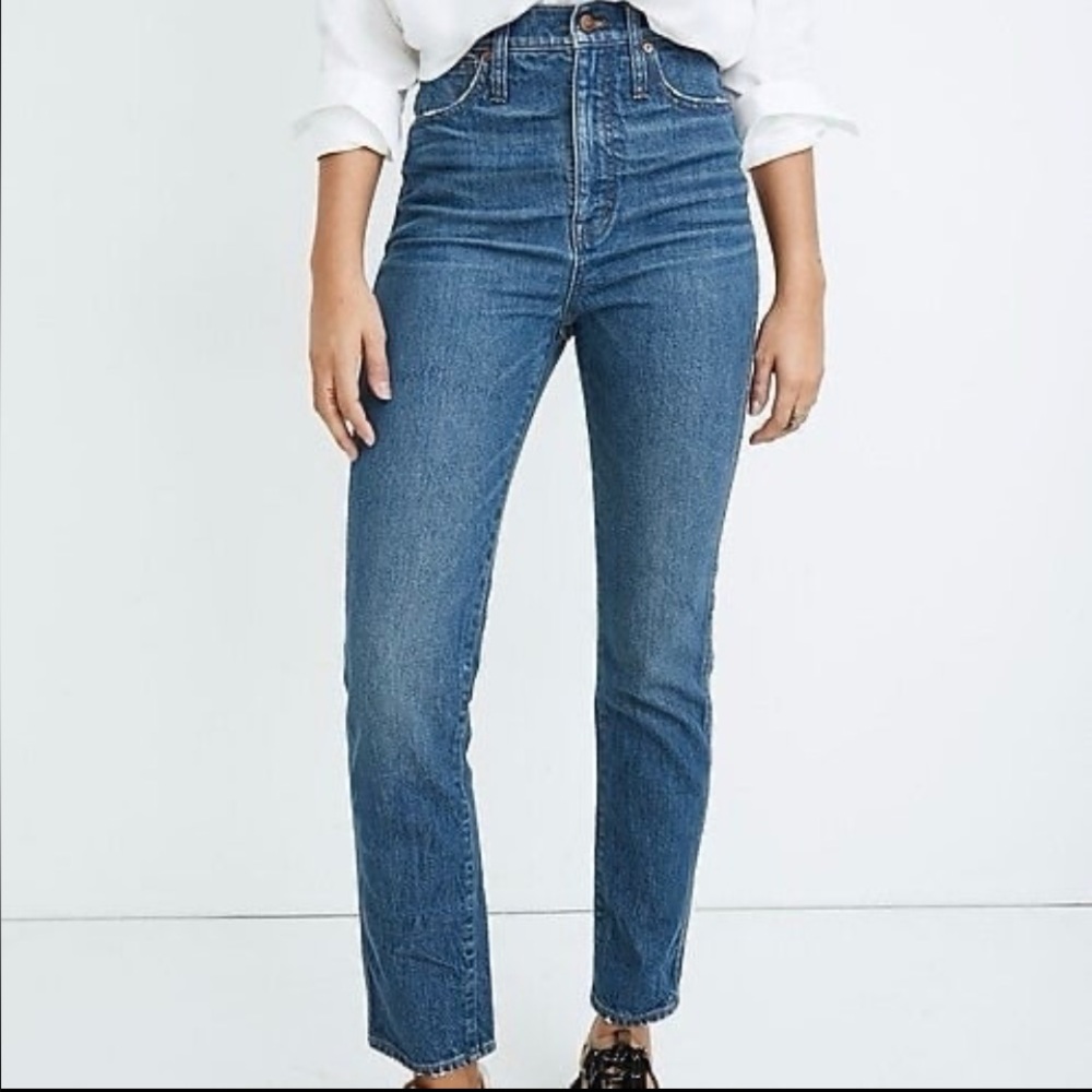 🔥Madewell Stovepipe Jeans in Kline Wash🔥